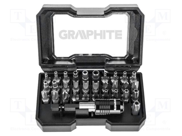 Kit: screwdriver bits; 32pcs.