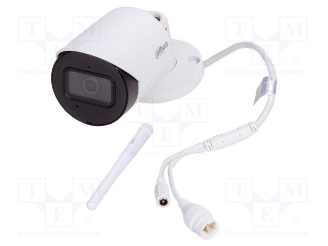 Camera: CCTV IP; compact; 2Mpx; Dim: 166.2x70x128.6mm; IP67; 12VDC
