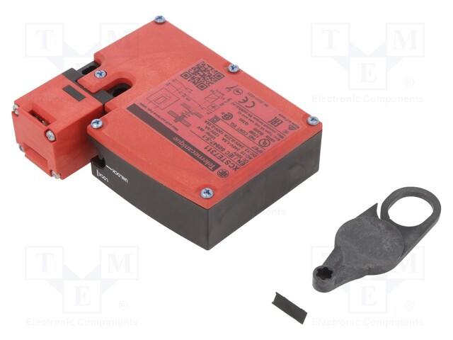 Safety switch: bolting; Series: XCSTE; Contacts: NC x2; IP66; 24VDC