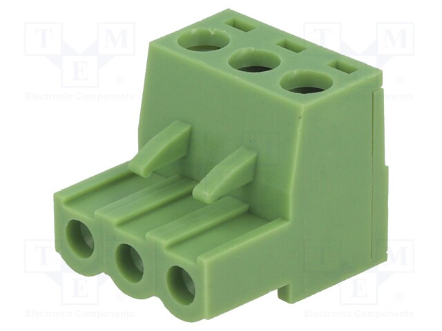 Pluggable terminal block; 5.08mm; ways: 3; straight; plug; female