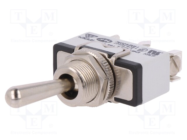 Switch: toggle; Pos: 2; SPDT; ON-ON; 15A/250VAC; 15A/12VDC; -20÷55°C