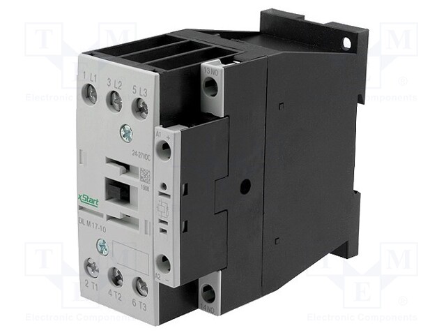 Contactor: 3-pole; NO x3; Auxiliary contacts: NC; 240VDC; 17A; 690V