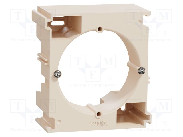Extension surface box; IP20; for wall mounting; beige