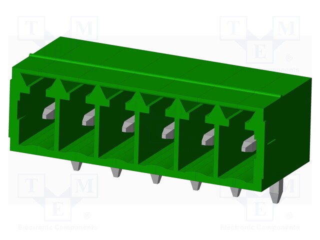 Connector: pluggable terminal block; socket; male; angled 90°