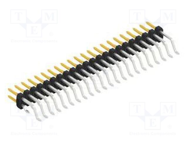 Connector: pin strips; pin header; male; PIN: 44; 2mm; SMT; 2x22