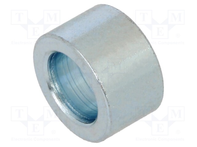 Spacer sleeve; 6.2mm; cylindrical; steel; zinc; Out.diam: 6mm