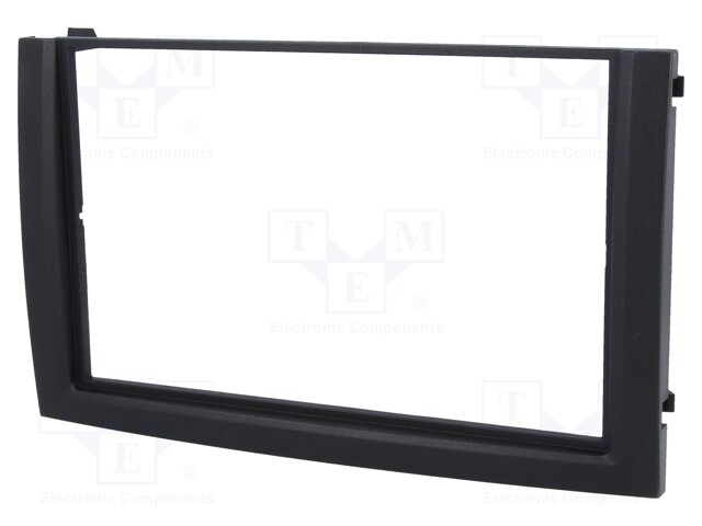 Radio mounting frame; Škoda; 2 DIN; black