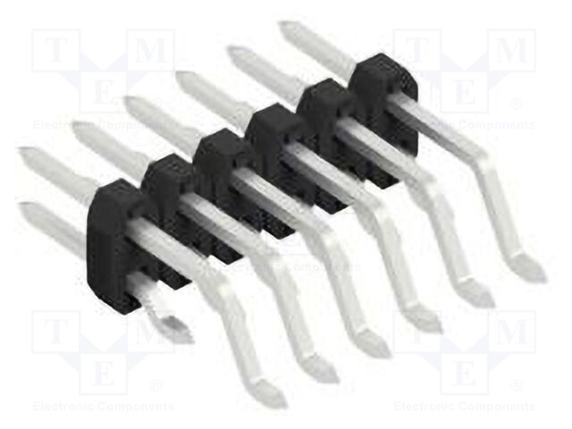 Connector: pin strips; pin header; male; PIN: 12; 2mm; SMT; 2x6; 100V