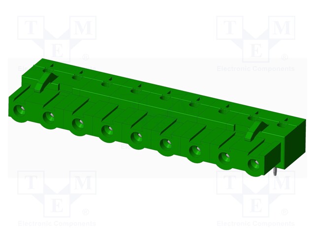 Connector: pluggable terminal block; socket; female; angled 90°