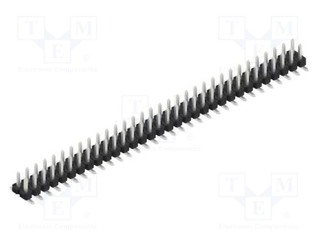 Connector: pin strips; pin header; male; PIN: 64; 2.54mm; SMT; 2x32