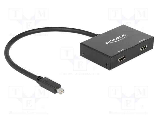 Splitter; DisplayPort 1.2a,HDMI 1.4; 3D,HDCP 1.3,UHD 2160p