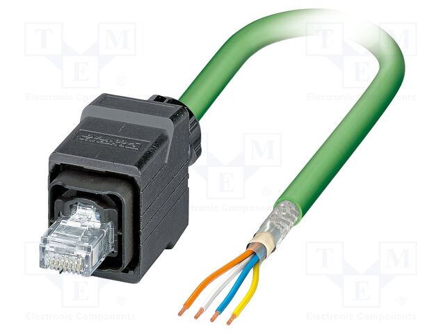 Patch cord; SF/UTP; Cat 5e; cables,RJ45 plug; stranded; Cu,tinned