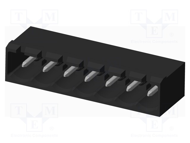 Connector: pluggable terminal block; socket; male; on PCBs