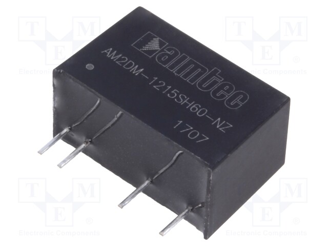 Converter: DC/DC; 2W; Uin: 10.8÷13.2V; 15VDC; Iout: 133mA; SIP7; 4.2g