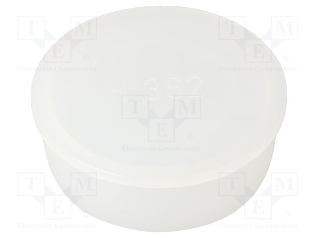 Accessories: stopper; H: 18mm; natural; Ømount.hole: 54.1mm