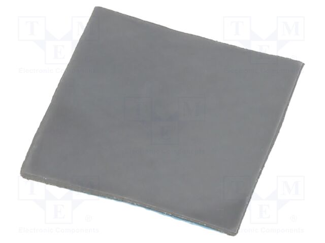 Tape: heat transfer; W: 30mm; L: 30mm; Thk: 1mm; 10W/mK; black; 24kV