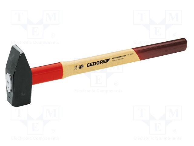 Hammer; 910mm; 5kg; wood (hickory)