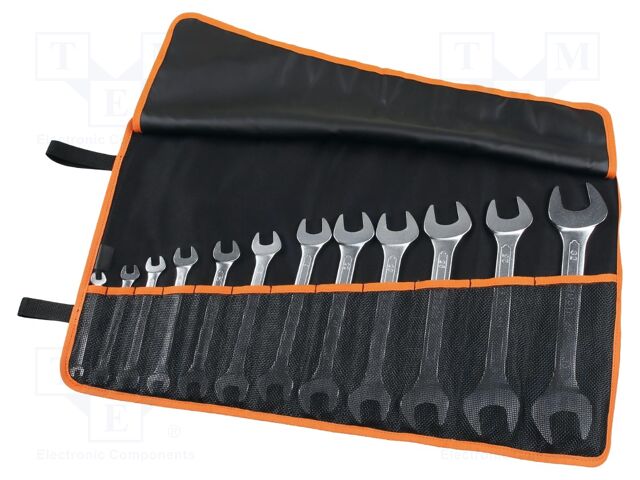 Wrench-set; double-sided,spanner; 12pcs.