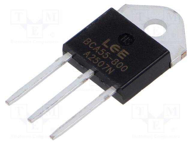Triac; 800V; 55A; TO3P; Igt: 50mA; Ufmax: 1.5V