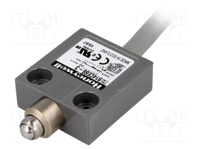 Limit switch; pin plunger Ø8mm; SPDT; 5A; max.240VAC; max.28VDC