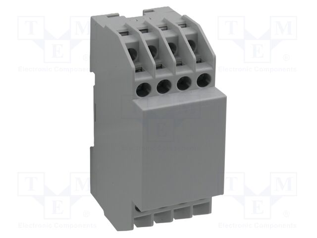 Enclosure: for DIN rail mounting; Y: 90mm; X: 35mm; Z: 58mm; grey; KU