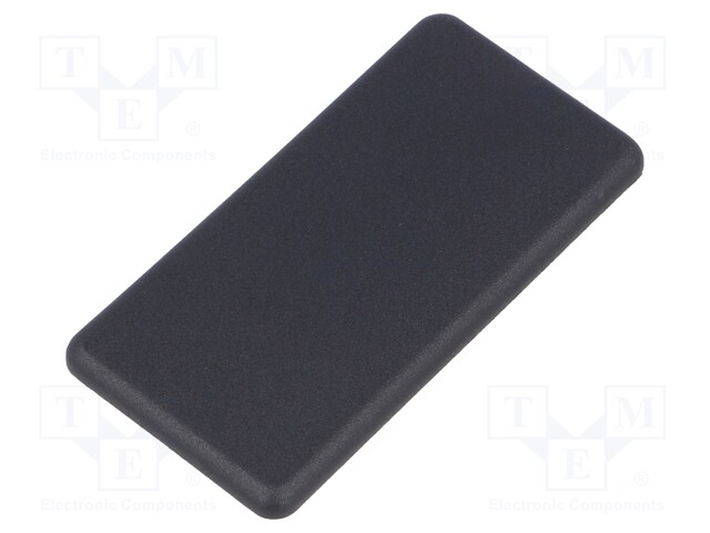 Stopper; for profiles; Width of the groove: 8mm; W: 40mm; L: 80mm