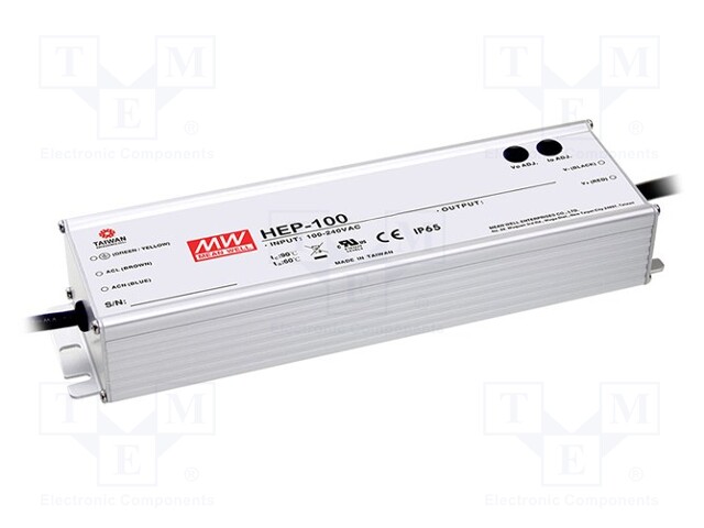 Power supply: switched-mode; modular; 96W; 24VDC; 200x68x38.8mm