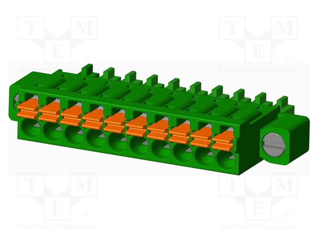 Connector: pluggable terminal block; plug; female; straight; 5.5A