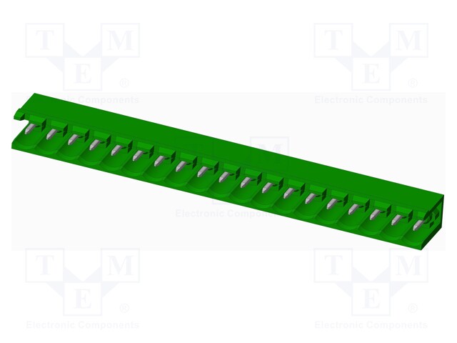 Connector: pluggable terminal block; socket; male; angled 90°