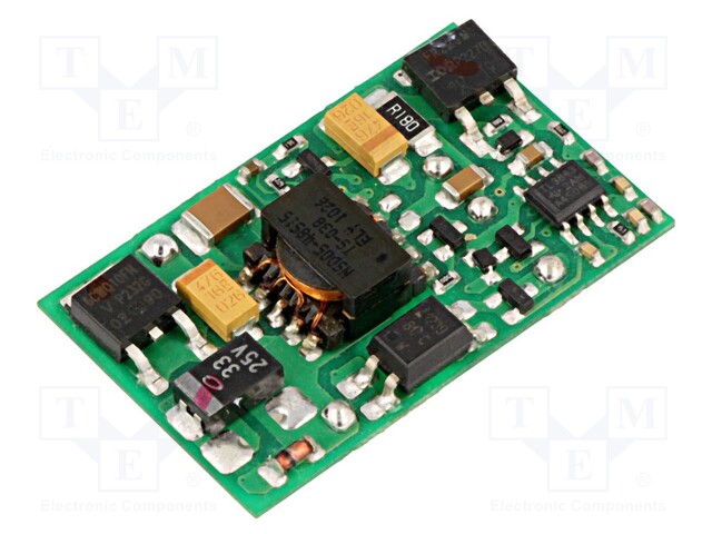 Converter: DC/DC; 4.95W; Uin: 18÷72V; 15VDC; Iout: 330mA; 7g; OUT: 1