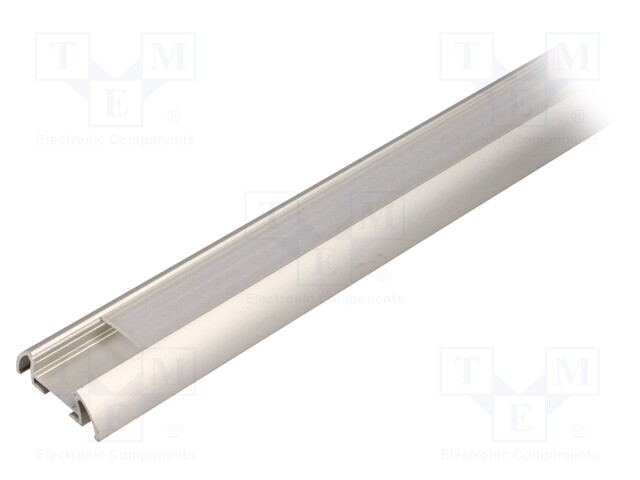 Profiles for LED modules; mat; surface; L: 2m; aluminium; anodized