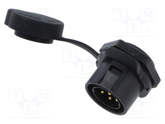 Connector: circular; Quicklock; socket; male; straight; PIN: 7; 500V