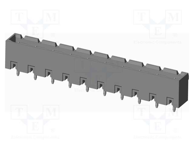 Connector: pluggable terminal block; socket; male; on PCBs