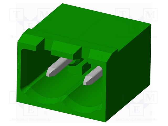 Connector: pluggable terminal block; socket; male; angled 90°