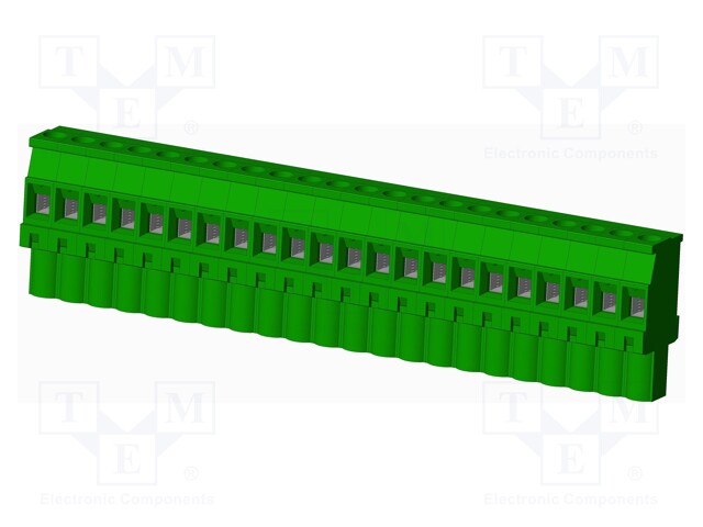 Connector: pluggable terminal block; plug; female; angled 90°