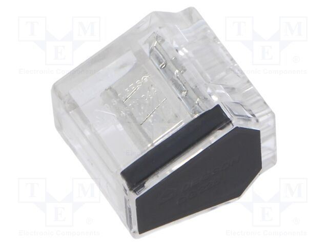 Quick splice; 24A; 450V; spring clamp; L: 19.1mm; 0.5÷2.5mm2