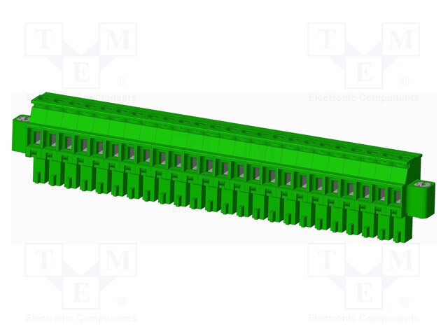 Connector: pluggable terminal block; plug; female; angled 90°