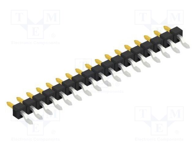 Connector: pin strips; pin header; male; PIN: 17; 2.54mm; SMT; 1x17