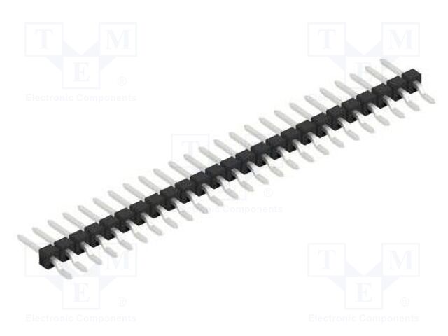 Connector: pin strips; pin header; male; PIN: 25; 2.54mm; SMT; 1x25