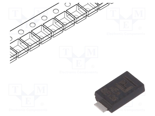 Diode: transil; 600W; 6.7V; 65.3A; unidirectional; ±5%; DO221AC