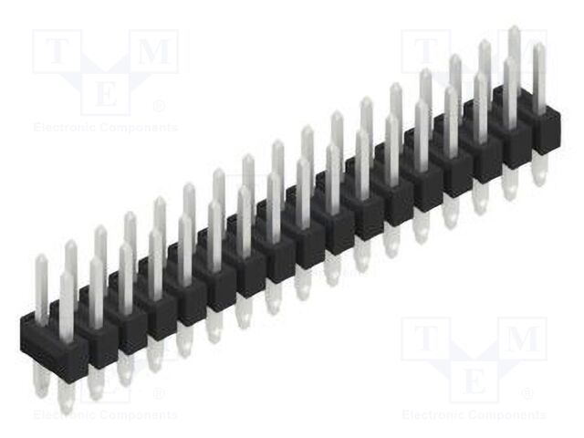 Connector: pin strips; pin header; male; PIN: 34; 2.54mm; THT; 2x17