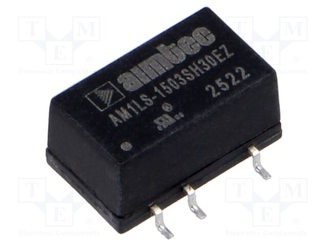 Converter: DC/DC; 1W; Uin: 12÷18VDC; SMD; AM1LS-EZ