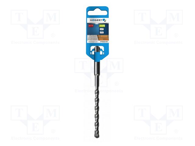 Drill bit; for concrete; Ø: 7mm; L: 160mm; tungsten carbide; 1pcs.