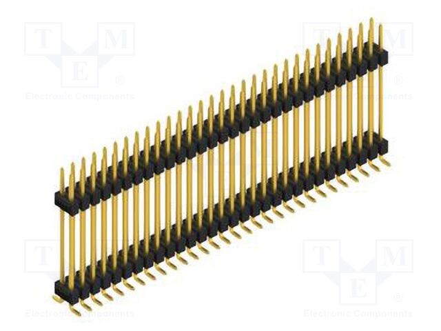 Connector: pin strips; pin header; male; PIN: 60; 2.54mm; SMT; 2x30