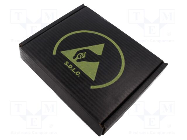 Box with foam lining; ESD; 191x229x38mm; Features: conductive