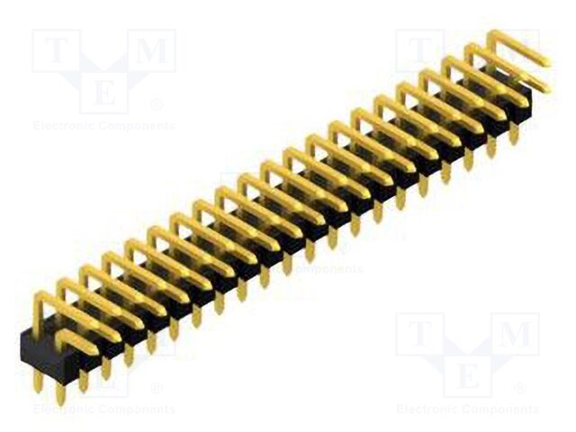 Connector: pin strips; pin header; male; PIN: 42; 2.54mm; THT; 2x21