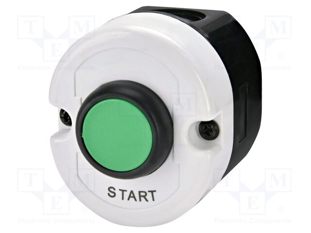 Control cassette; black,grey; ESE; No.of butt: 1; flat; IP65; NO