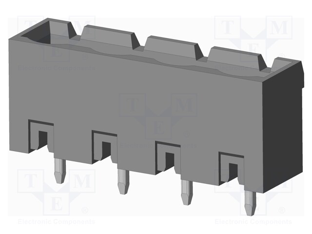 Connector: pluggable terminal block; socket; male; on PCBs