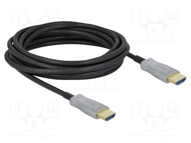 Cable; HDMI plug,both sides; HDMI 2.0,High Speed,optical; black