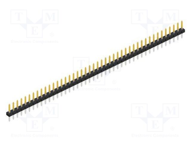 Connector: pin strips; pin header; male; PIN: 44; 2mm; THT; 1x44